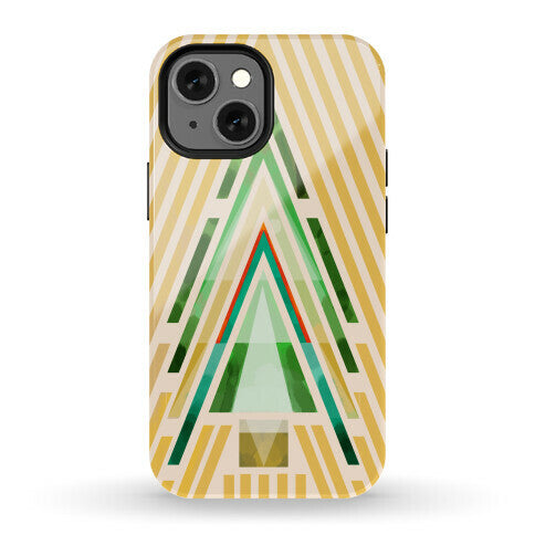 Geometric Summer Tree Phone Case